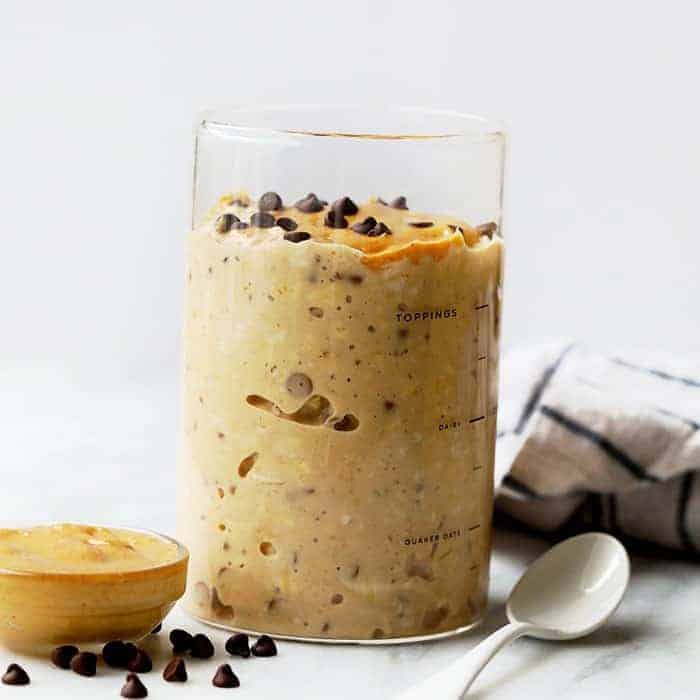 Delicious Peanut Butter Cookie Dough Overnight Oats for Any Craving
